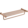 Полка для полотенец LEMARK ЗЕНИТ брашированное розовое золото LMA-1641S1-BRRG