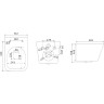 Сет: Инсталляция LEMARK PENEDA EXPERT + кнопка смыва BIT хром матовый + унитаз FLOREX белый глянец 100123425