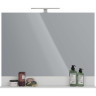 Зеркало LEMARK ROMANCE 100 см с полкой, белый глянец LM07R100Z